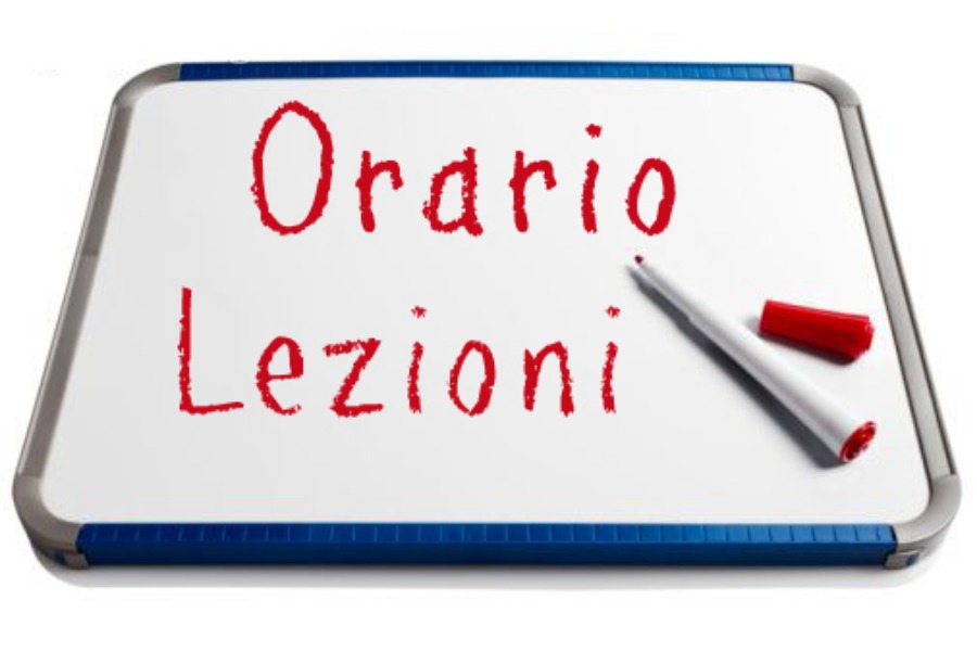 ORARIO DELLE LEZIONI